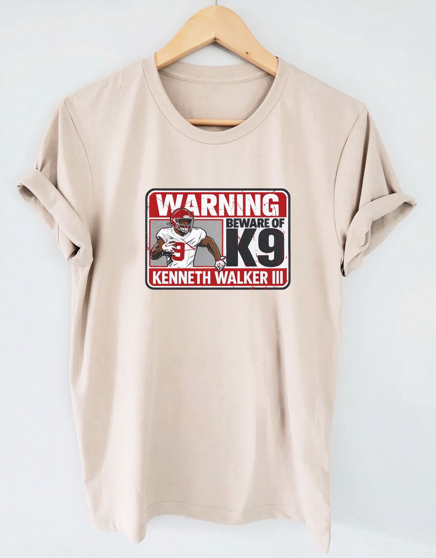 Kenneth Walker Beware of K9 T-Shirt