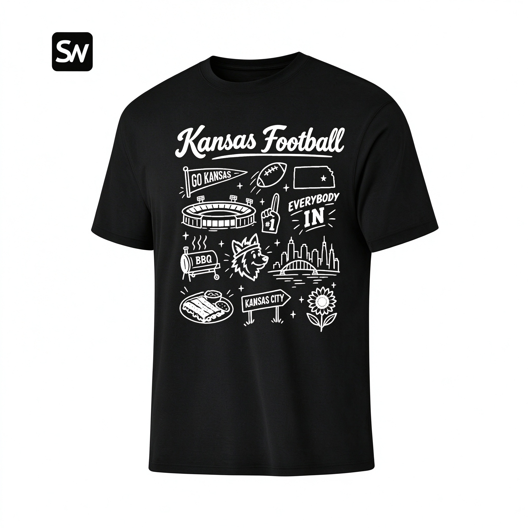 Kansas City Doodles Football Dry-easy T-Shirt