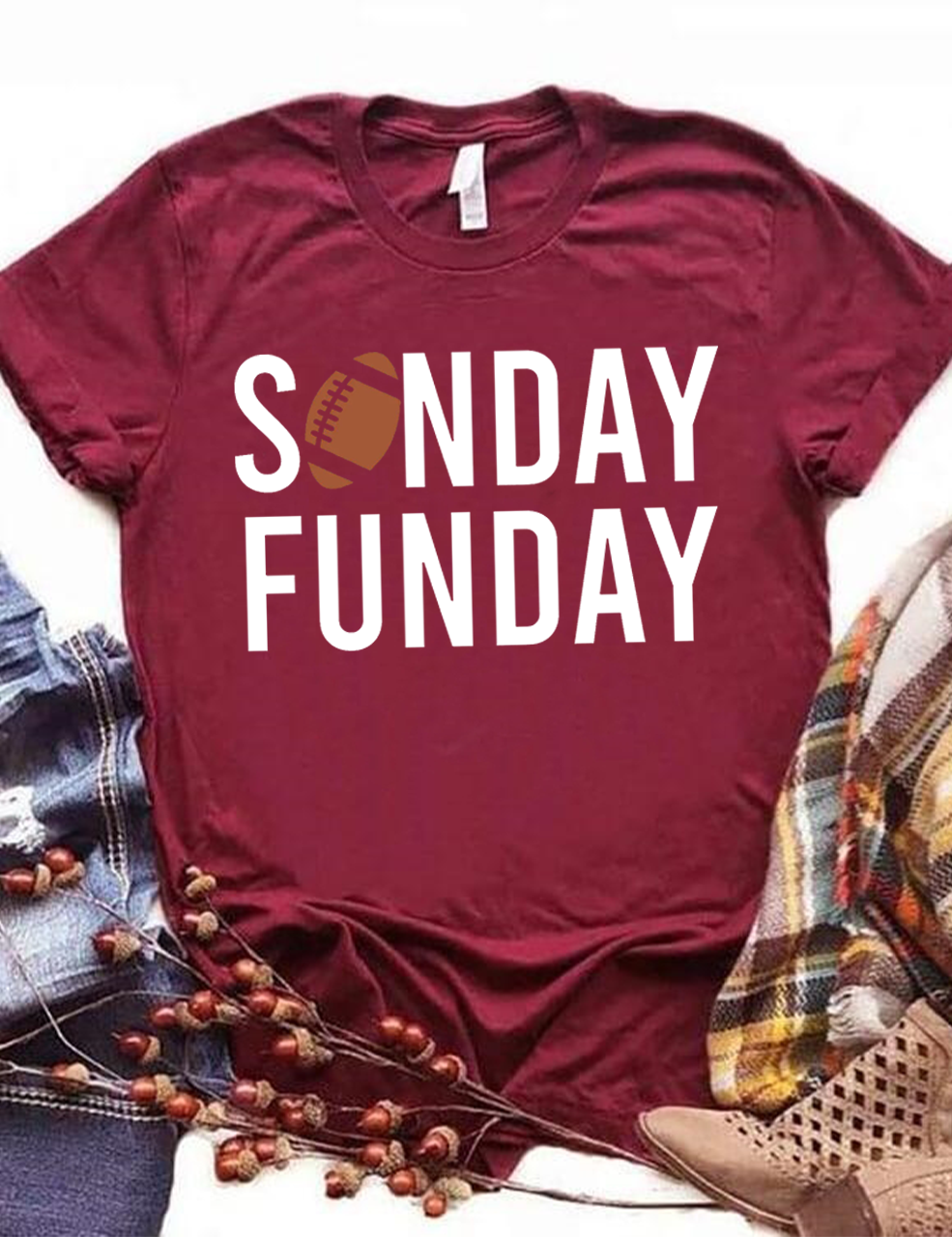 Sunday Funday Football T-Shirt