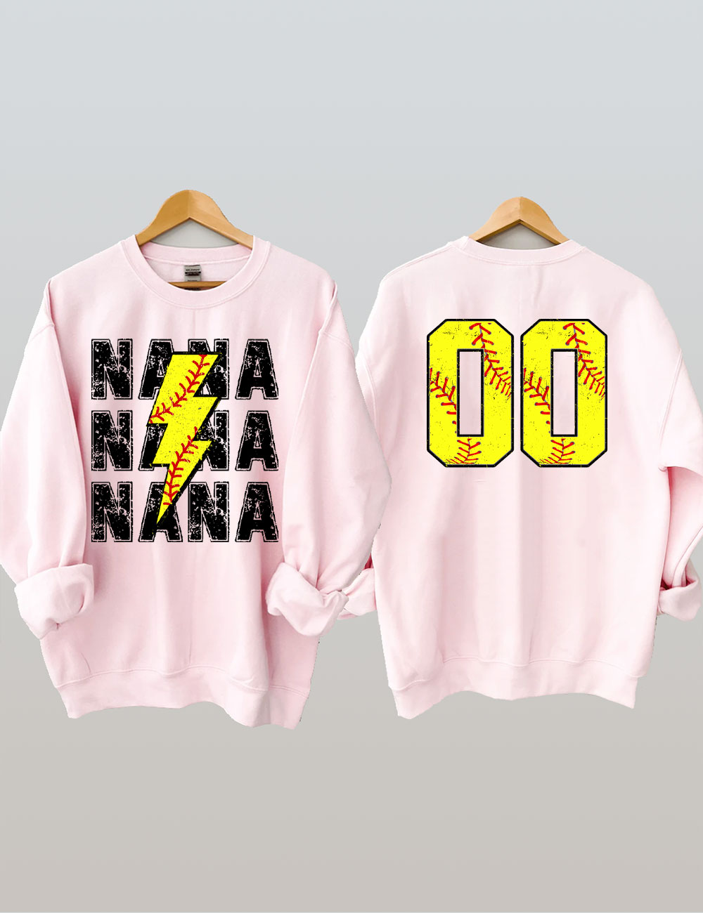 Softball Nana Custom Sweatshirt
