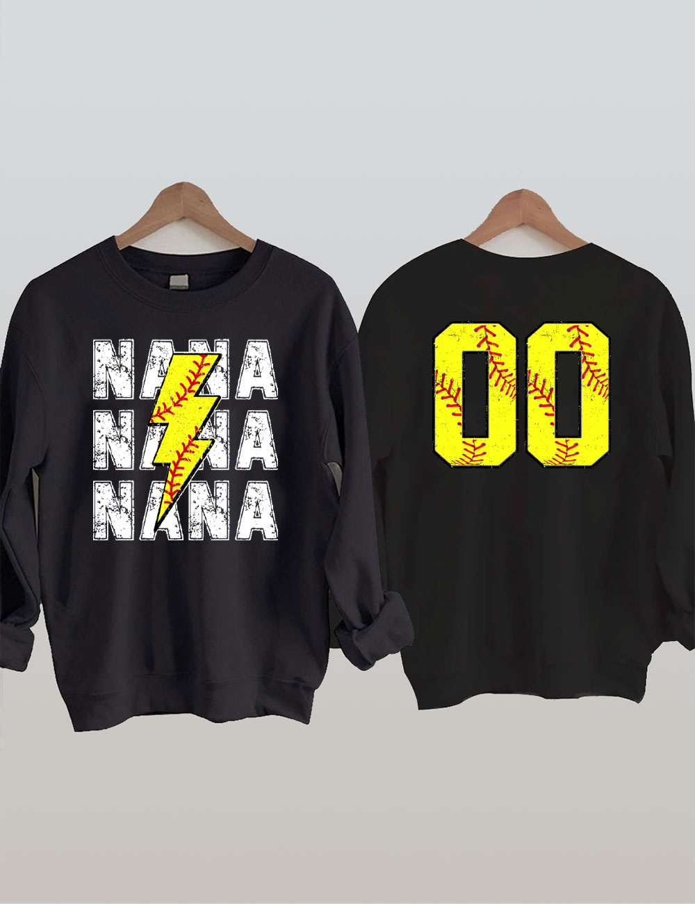 Softball Nana Custom Sweatshirt