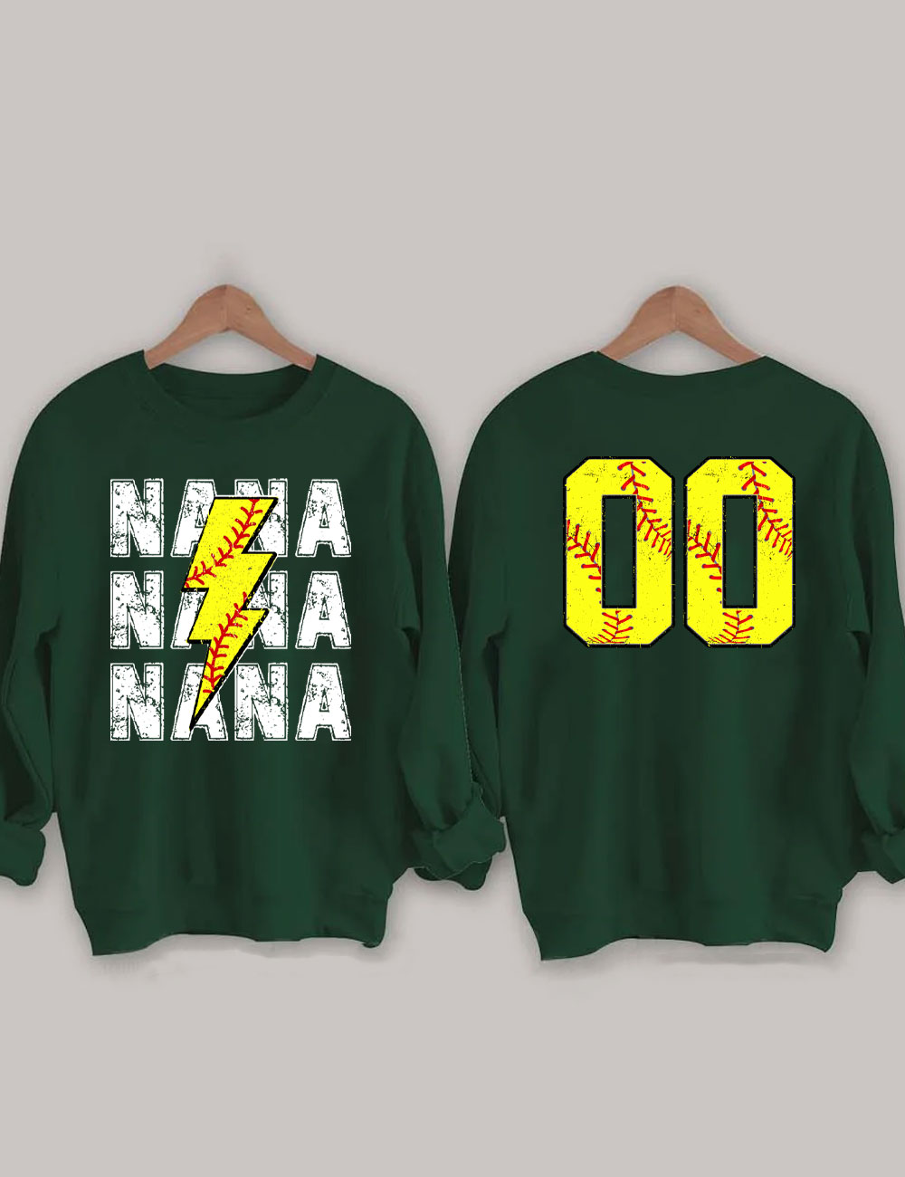 Softball Nana Custom Sweatshirt