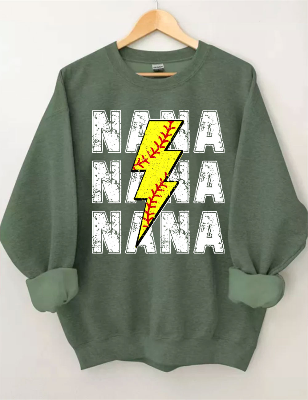 Softball Nana Custom Sweatshirt