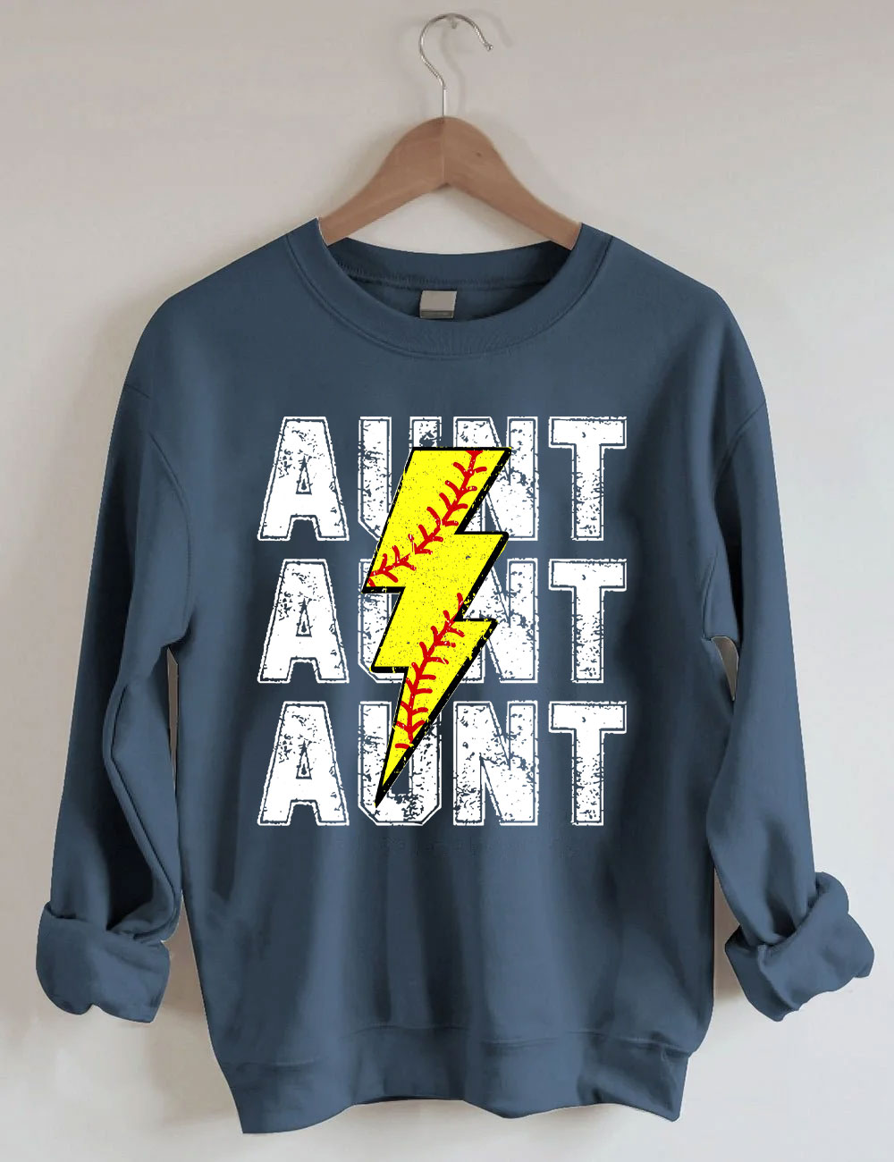 Softball Aunt Custom Sweatshirt
