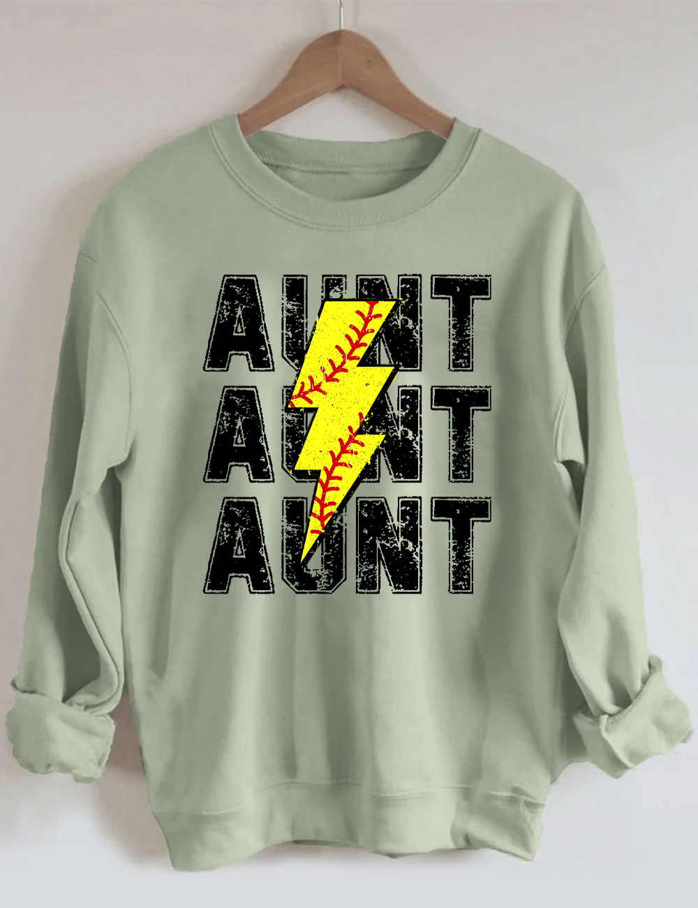 Softball Aunt Custom Sweatshirt