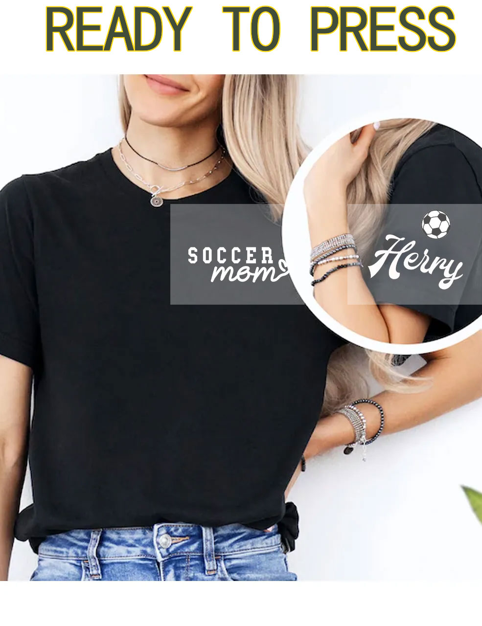 Custom Soccer Mom DTF Heat Transfer