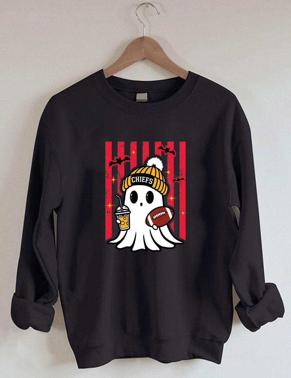 Chiefs Football  Cute Ghost Sweatshirt