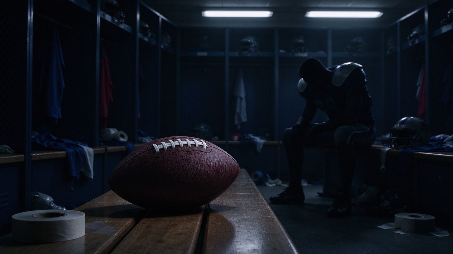 Dejected locker-room mood
