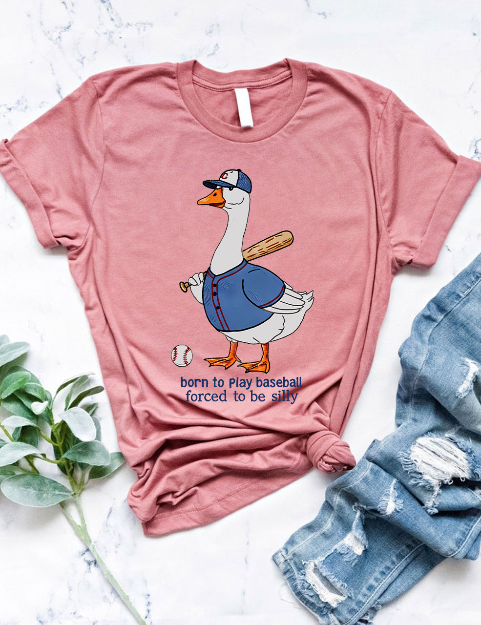 Silly Goose Baseball T-shirt