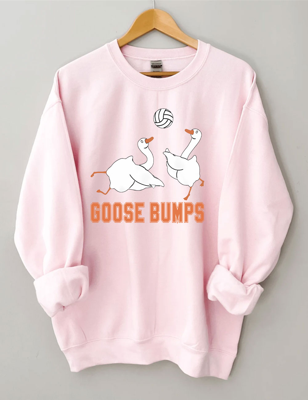 Goose Bumps Funny Volleyball Sweatshirt