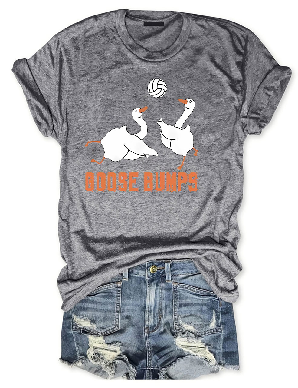 Goose Bumps Funny Volleyball T-shirt