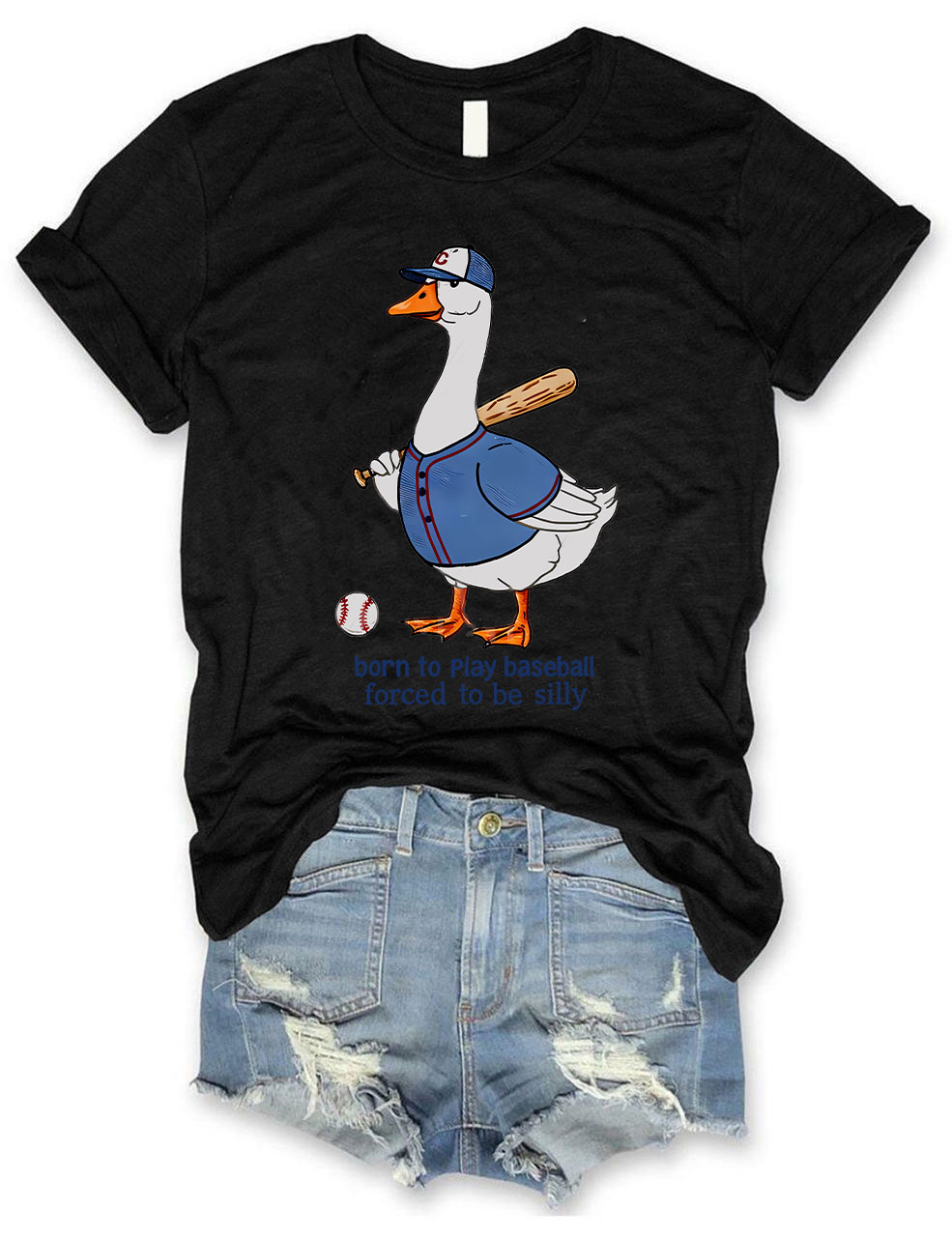 Silly Goose Baseball T-shirt