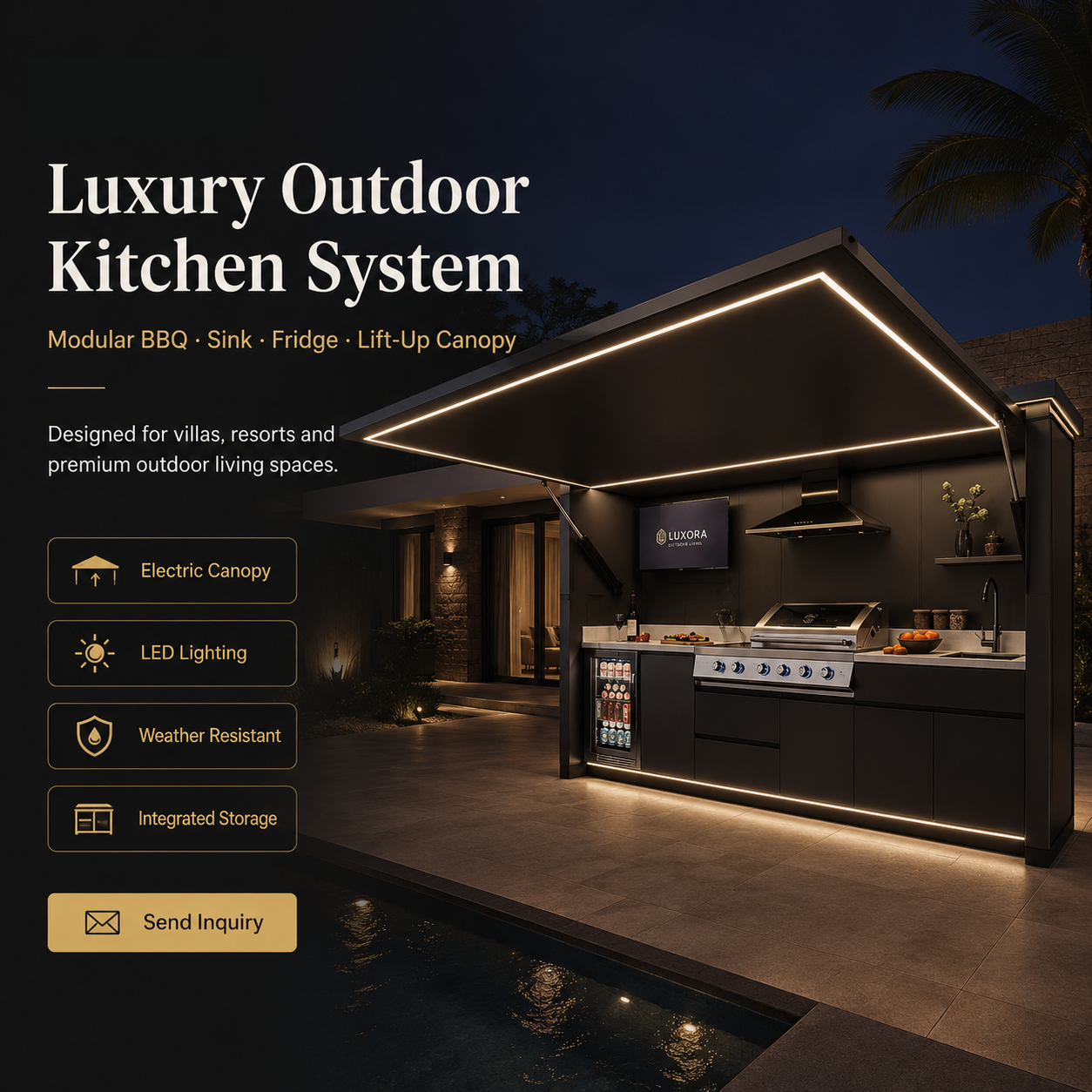 Luxury Outdoor Kitchen System
