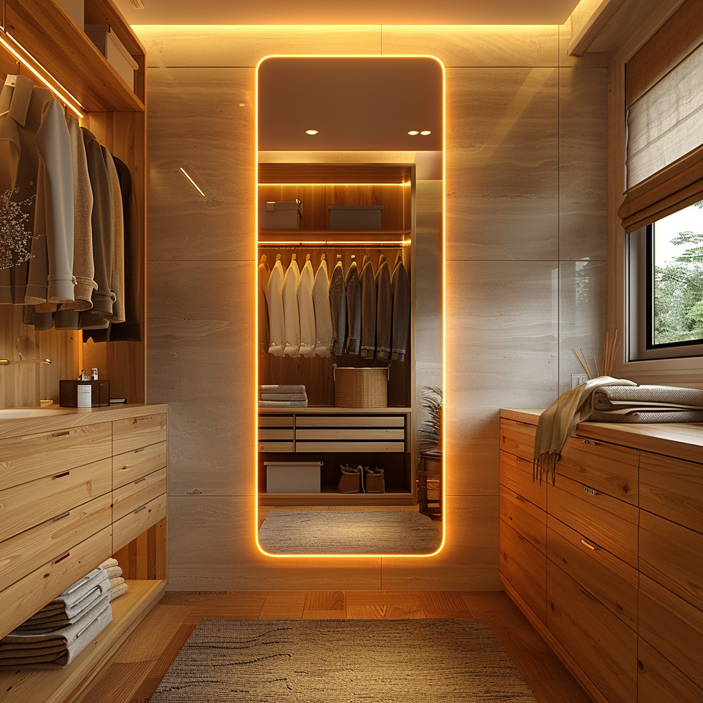 LED mirror for hotels