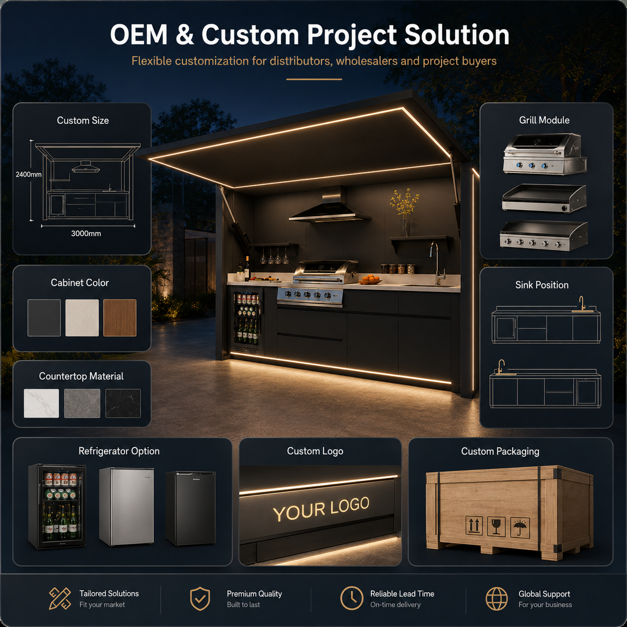 OEM/ODM kitchen cabinet 