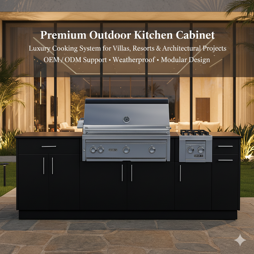 Cabinet manufacturing process showing material inspection and quality control