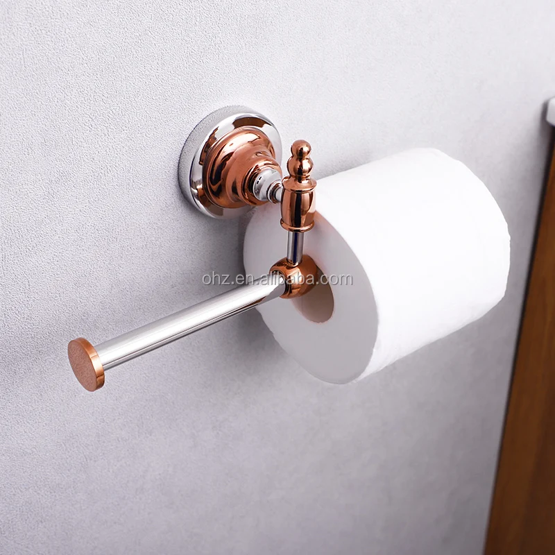 Stainless Steel Gold Towel Holder Wall Mount