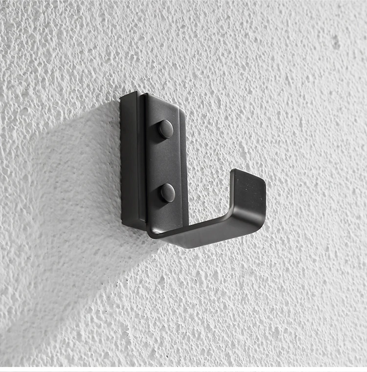 Black coat hook - finish consistency