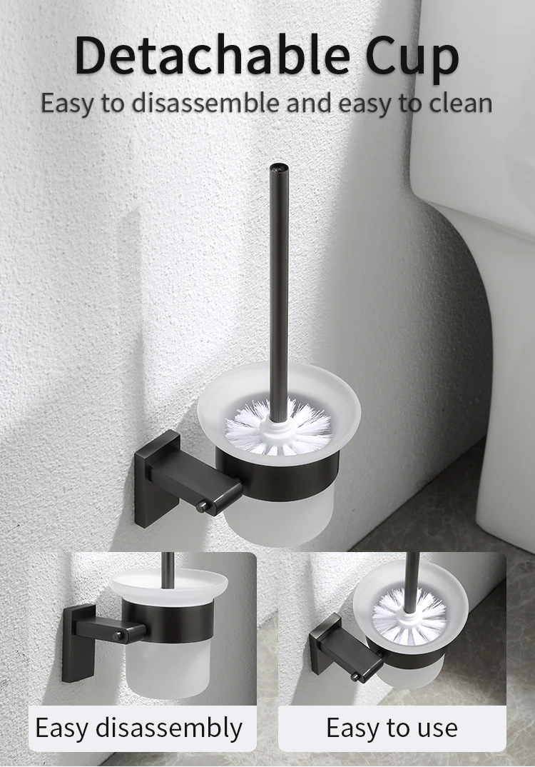 Wall mounted stainless steel bathroom accessories - installation reference