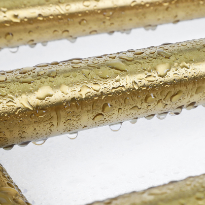 Waterproof Round Tube Heated Towel Warmer Rack