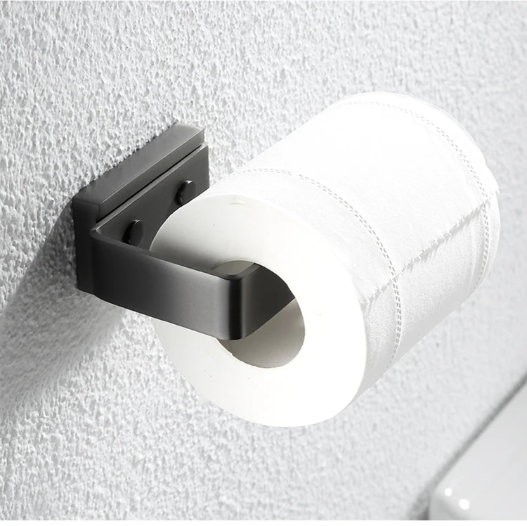 Bathroom toilet paper holder - finish close-up