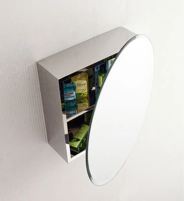 Wall mounted LED bathroom mirror - application view
