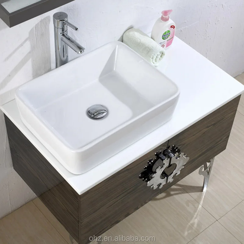 Vanity side view and depth for corridor installation