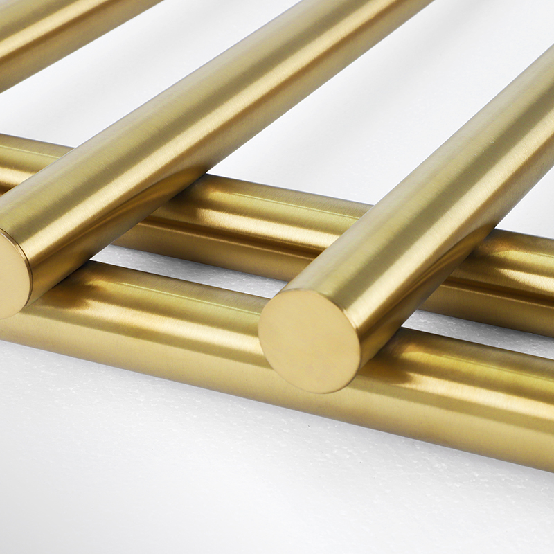 Waterproof Round Tube Heated Towel Warmer Rack