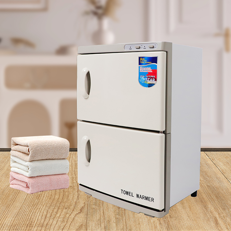 Double Door Heated Towel Warmer Cabinet With UV Sterlizer