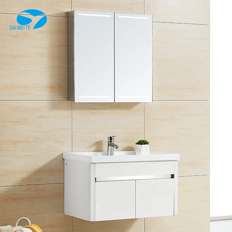 European Style Vanity Cabinet Side View