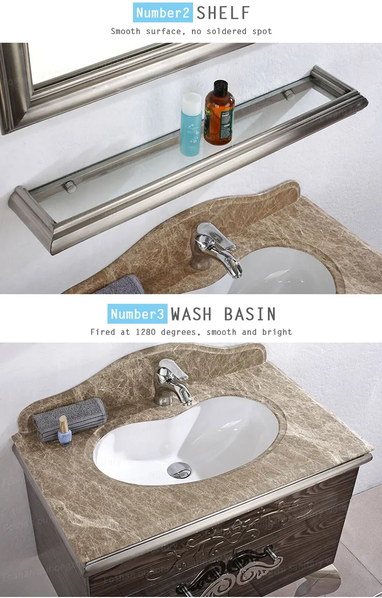 Vanity storage and drawer layout - internal organization