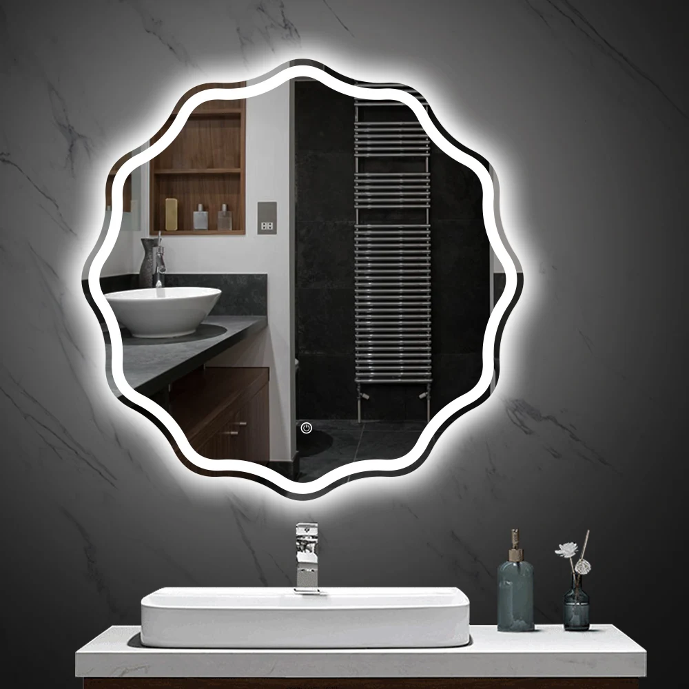 Wall mounted LED mirror - installation reference