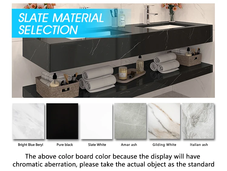 Stainless steel LED mirror - close-up detail