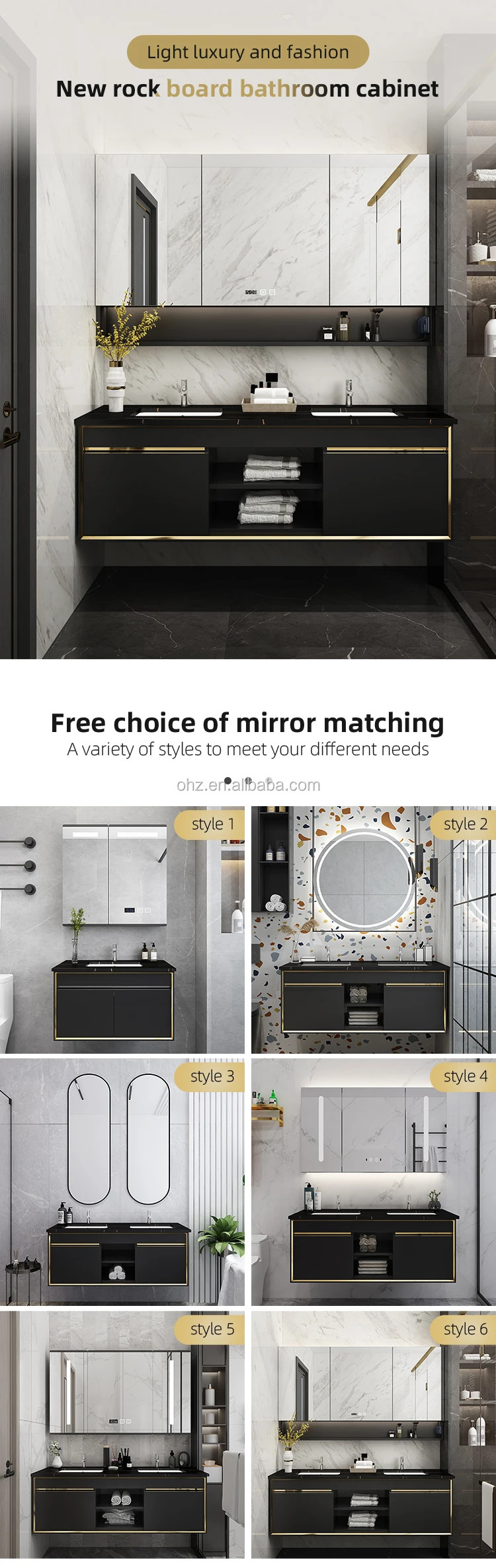 Modern Bathroom Vanity Cabinet Design