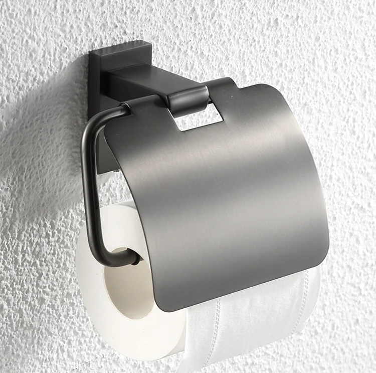 Bathroom tissue holder - styled scene