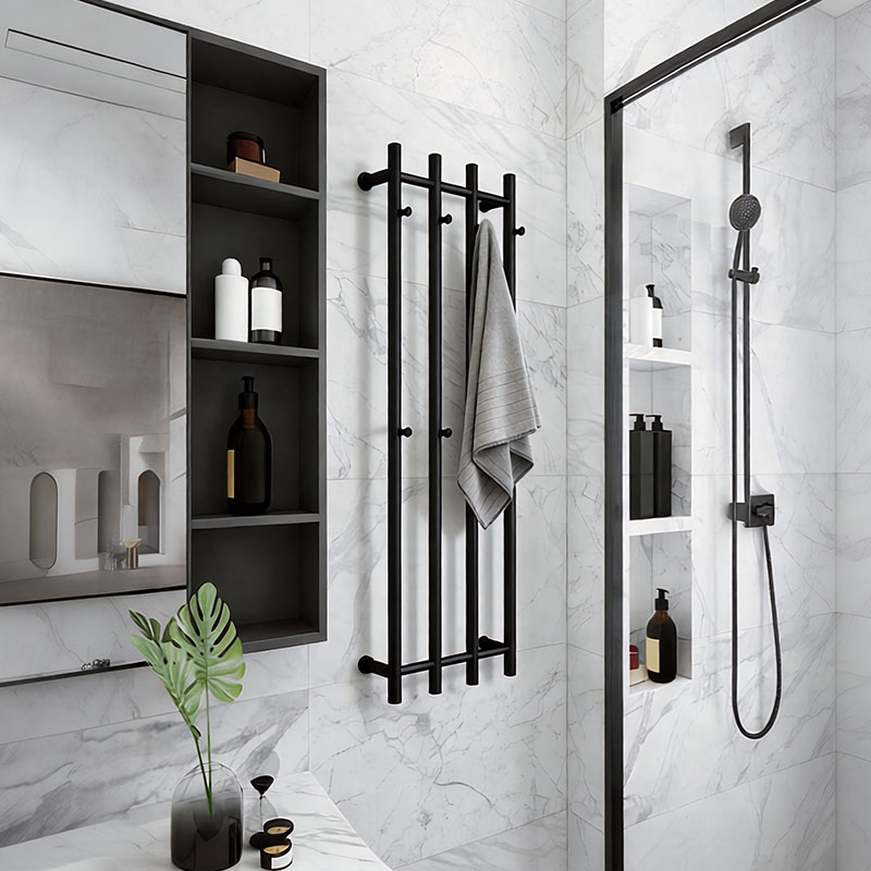 Bergoto energy-efficient electric towel warmer for luxury hotels