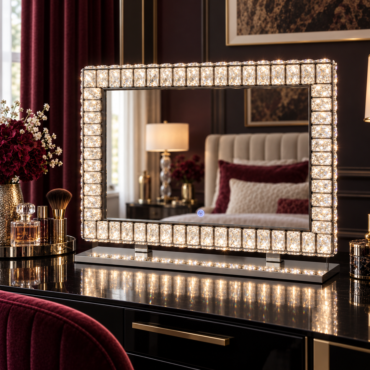 How to Inspect and Care for a Crystal Vanity Mirror