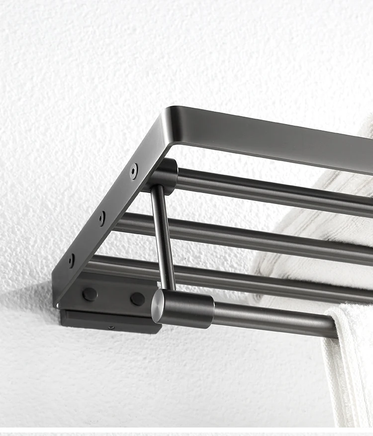 Bathroom towel rack load reference