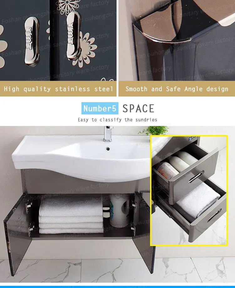 Interior storage and drawer configuration