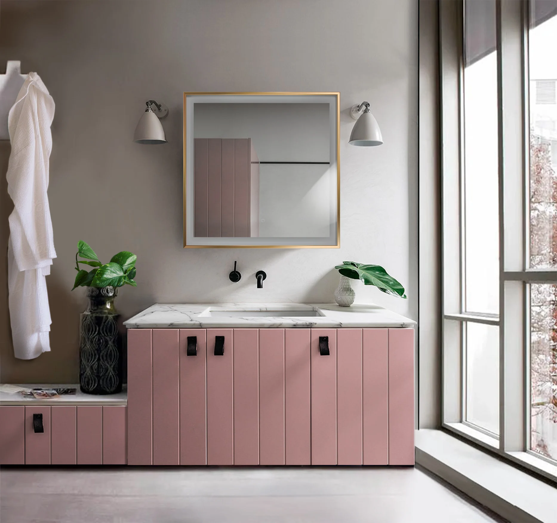 Smart control LED mirror - user experience view