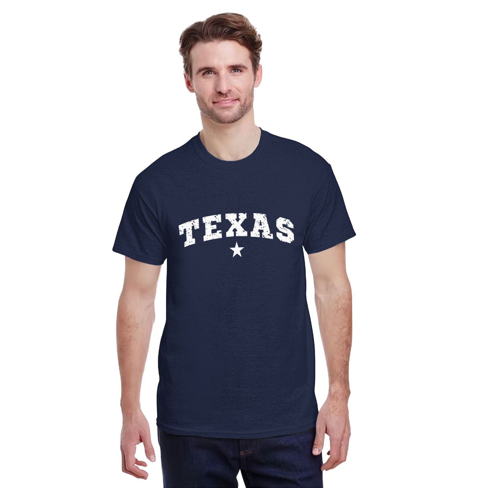 Texas T-Shirt 100% Cotton Crew Neck Short Sleeve T-Shirt CULTSTV301