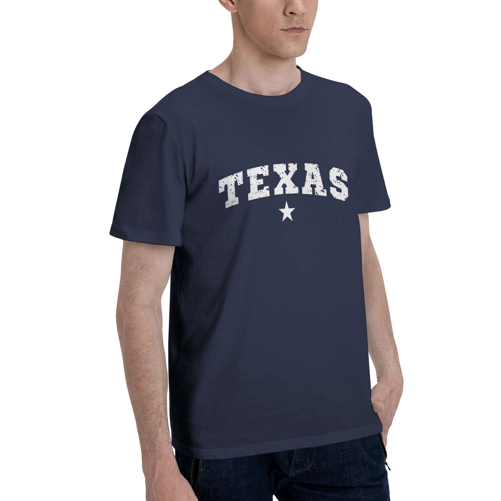 Texas T-Shirt 100% Cotton Crew Neck Short Sleeve T-Shirt CULTSTV301