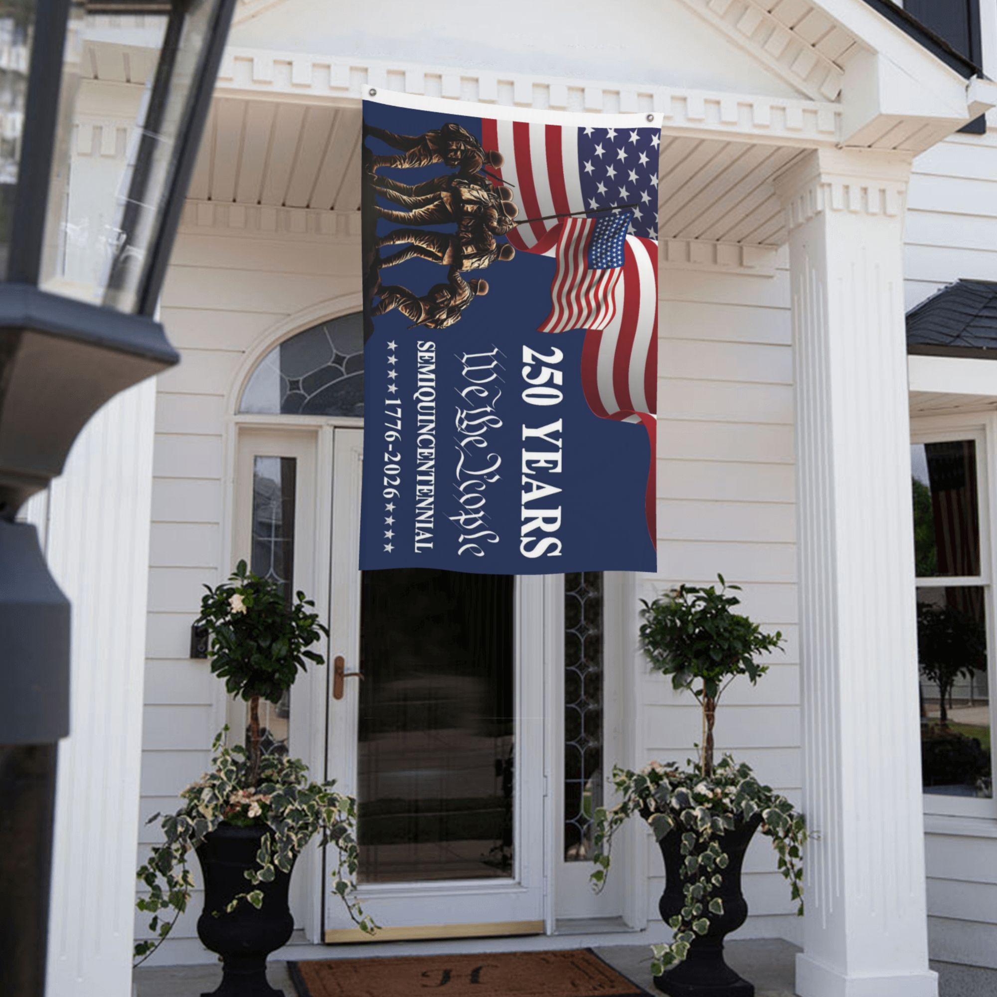 American 250 Years Semiquincentennial Grommet Flag - We The People 1776-2026 USYWATP