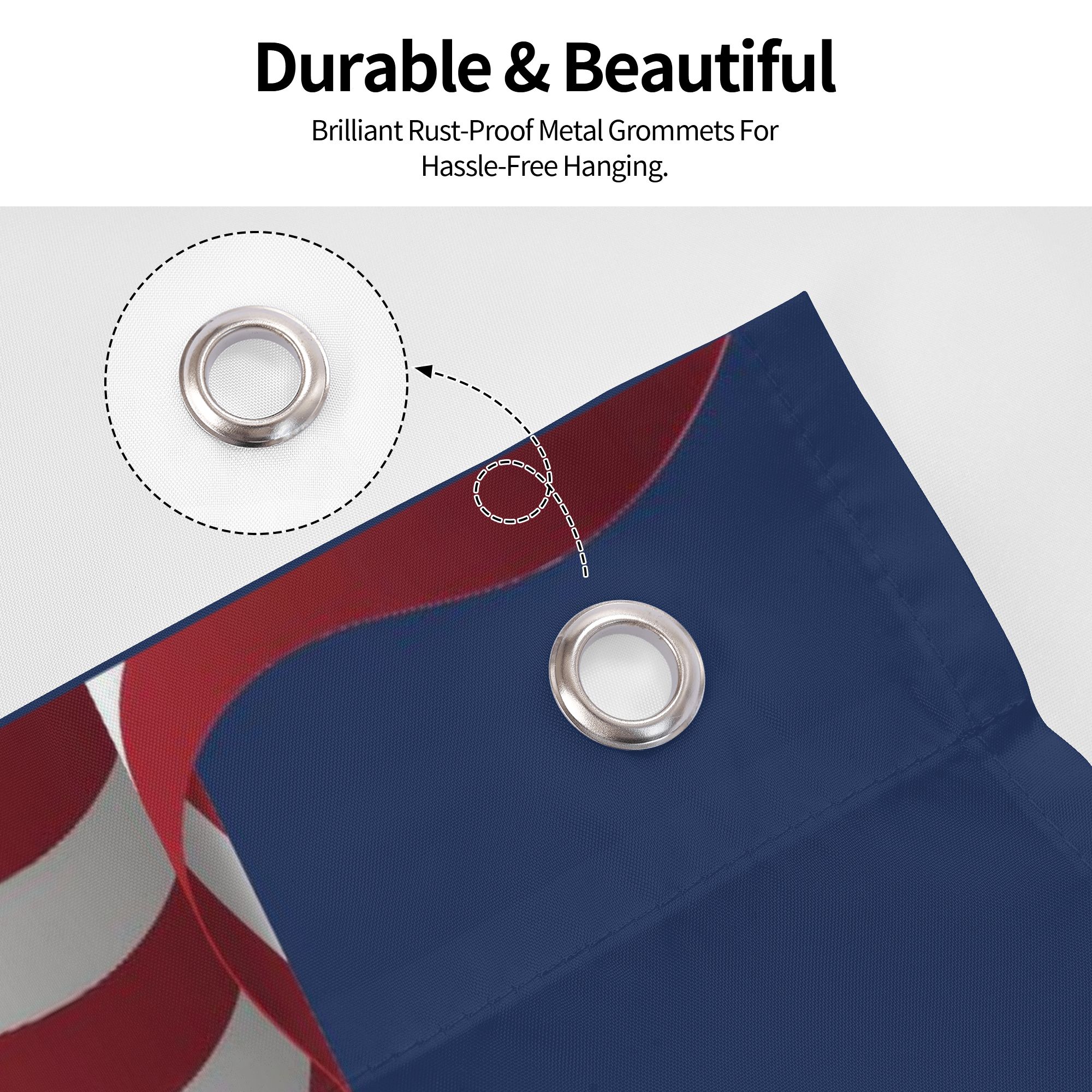 American 250 Years Semiquincentennial Grommet Flag - We The People 1776-2026 USYWATP