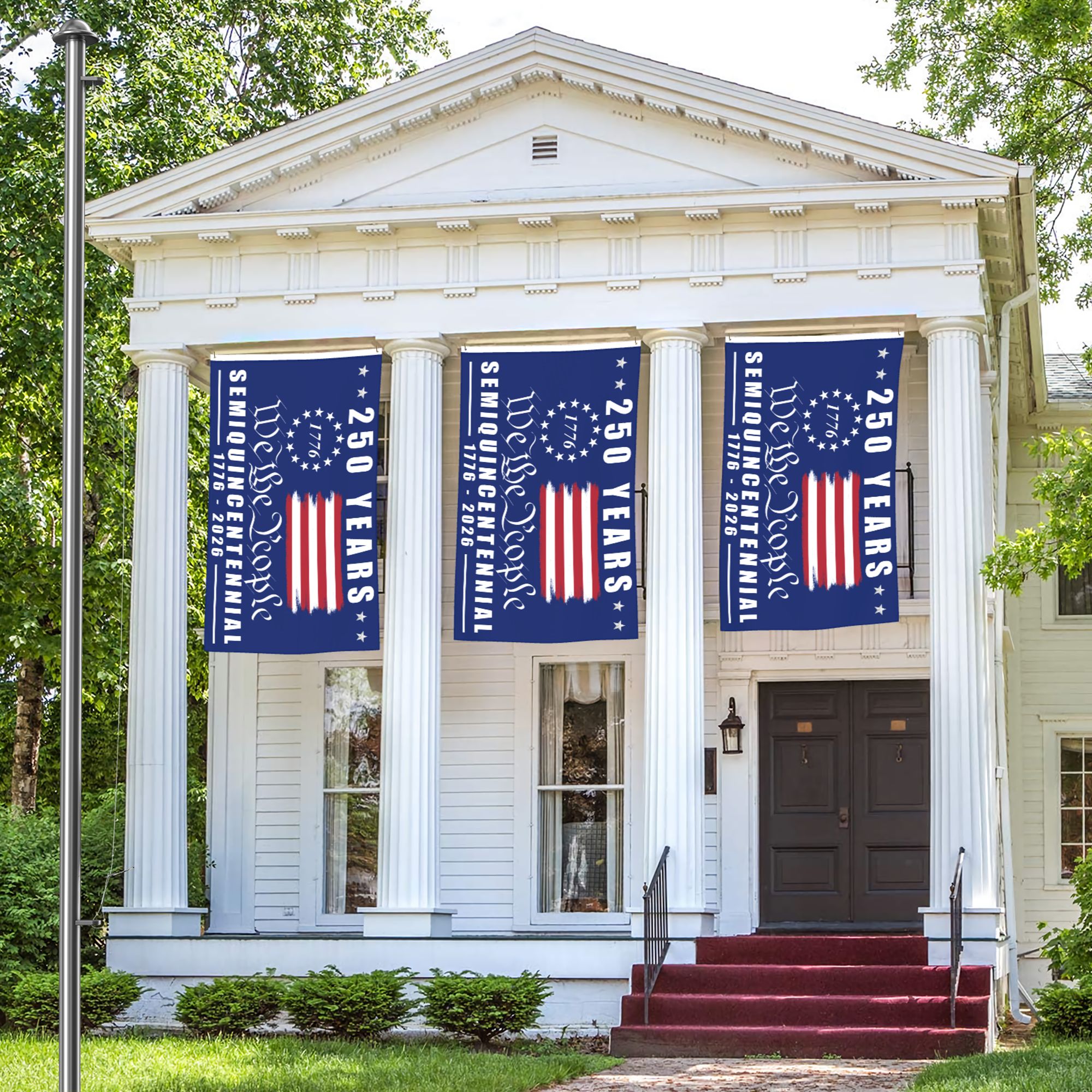 American 250 Years Semiquincentennial Flag - We The People 1776-2026 13 Stars WS25016