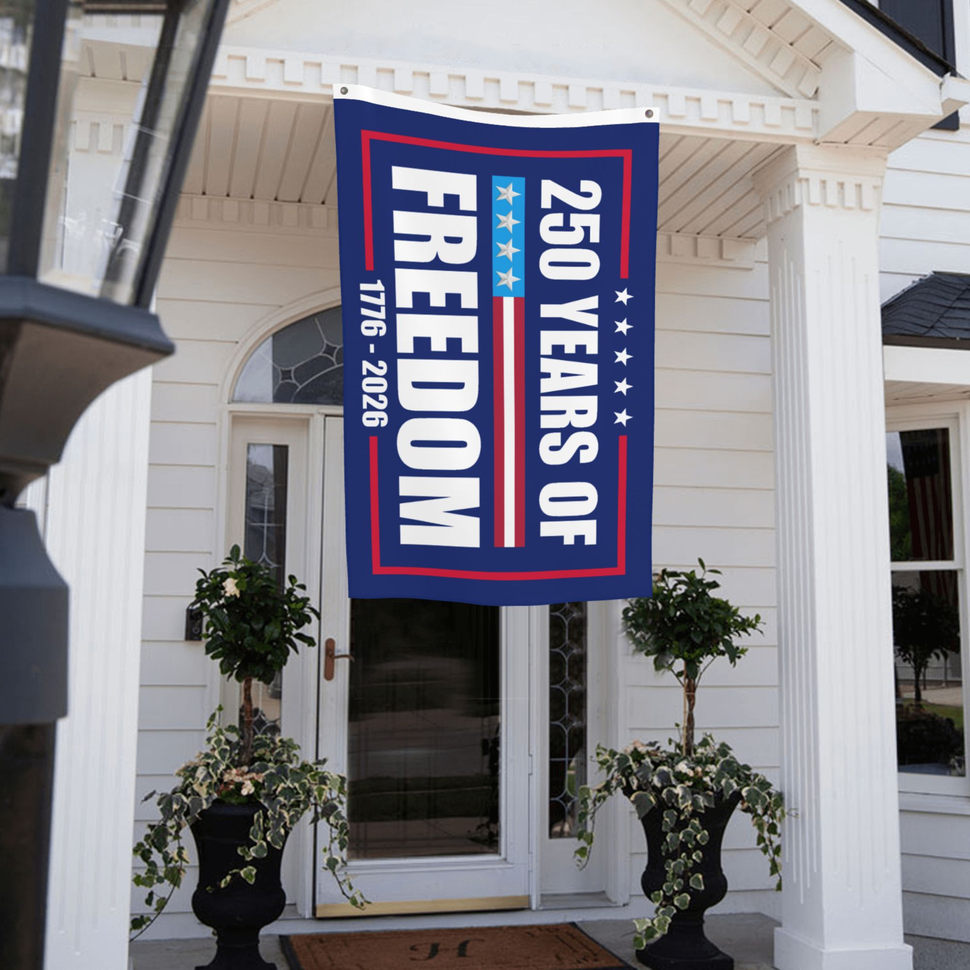 American 250 Years Of Freedom Flag 1776-2026 Semiquincentennial Grommet Flag US250YFF