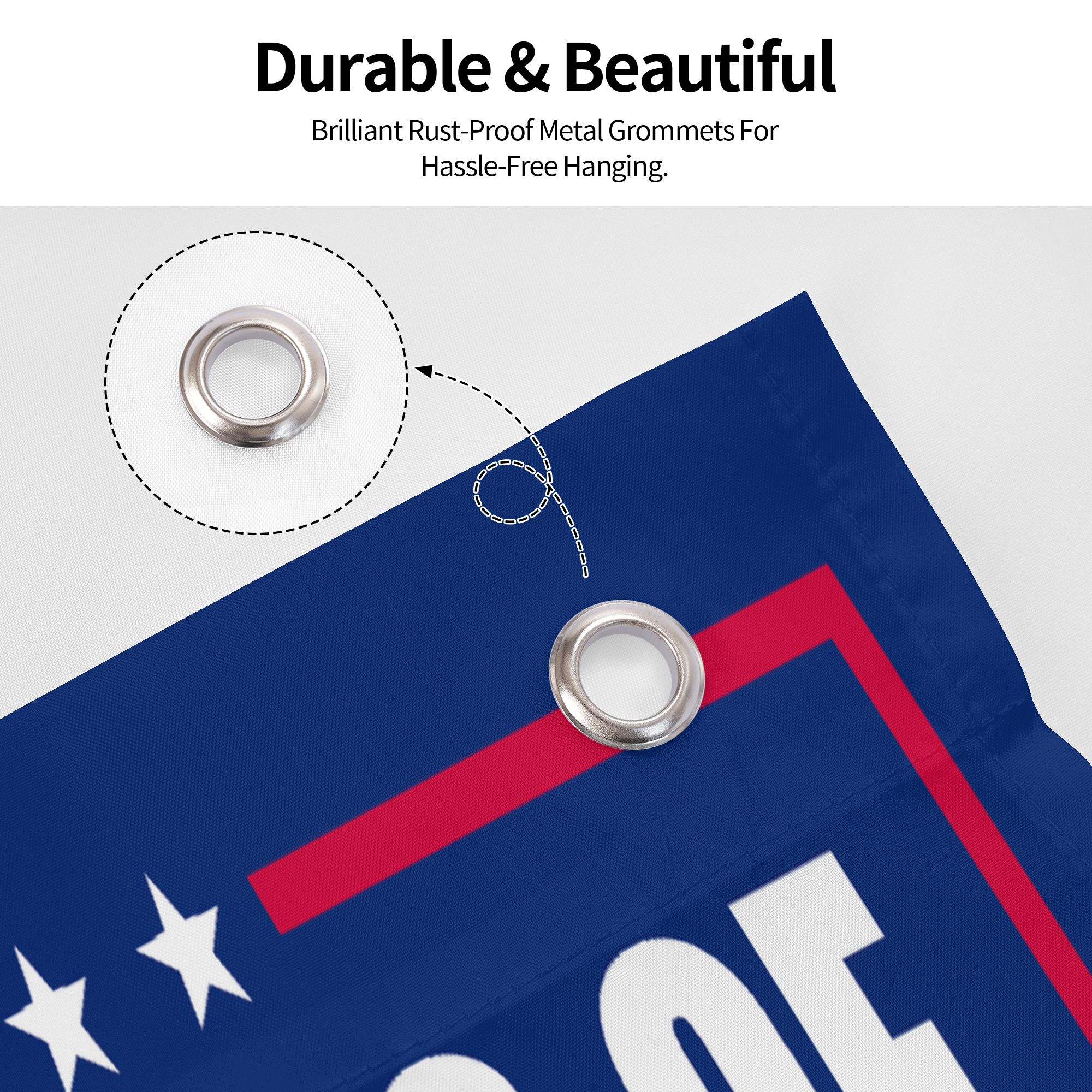 American 250 Years Of Freedom Flag 1776-2026 Semiquincentennial Grommet Flag US250YFF