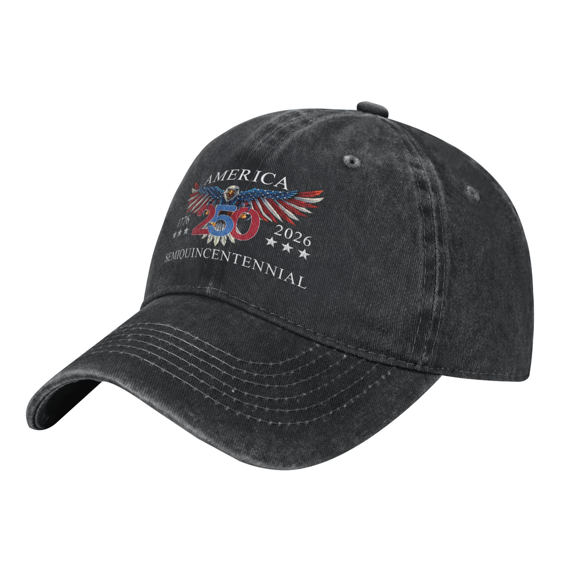 America 250th Anniversary Patriotic Eagle Baseball Cap 1776–2026 Semiquincentennial Vintage Unisex Hat