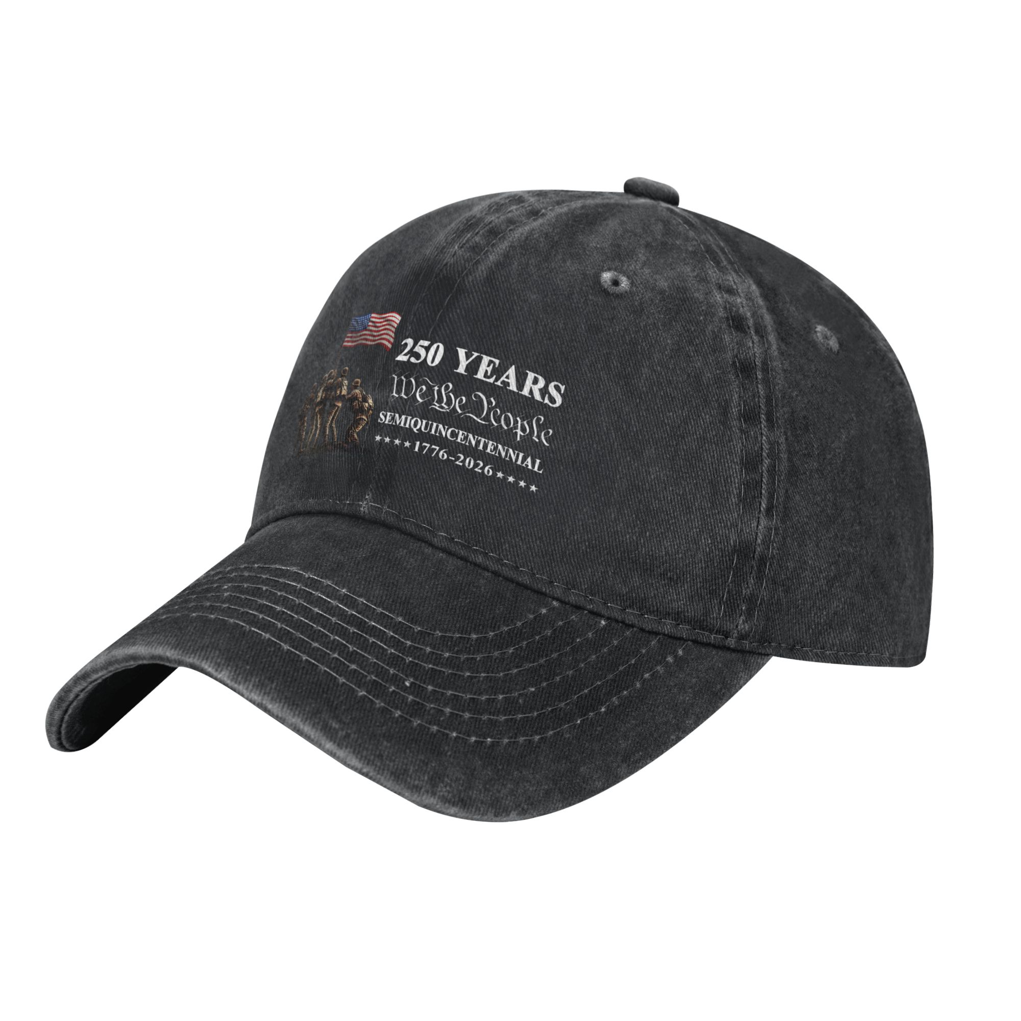 America 250th Anniversary Eagle Baseball Cap - Flag & Soldiers 1776–2026 Semiquincentennial Vintage Unisex Hat