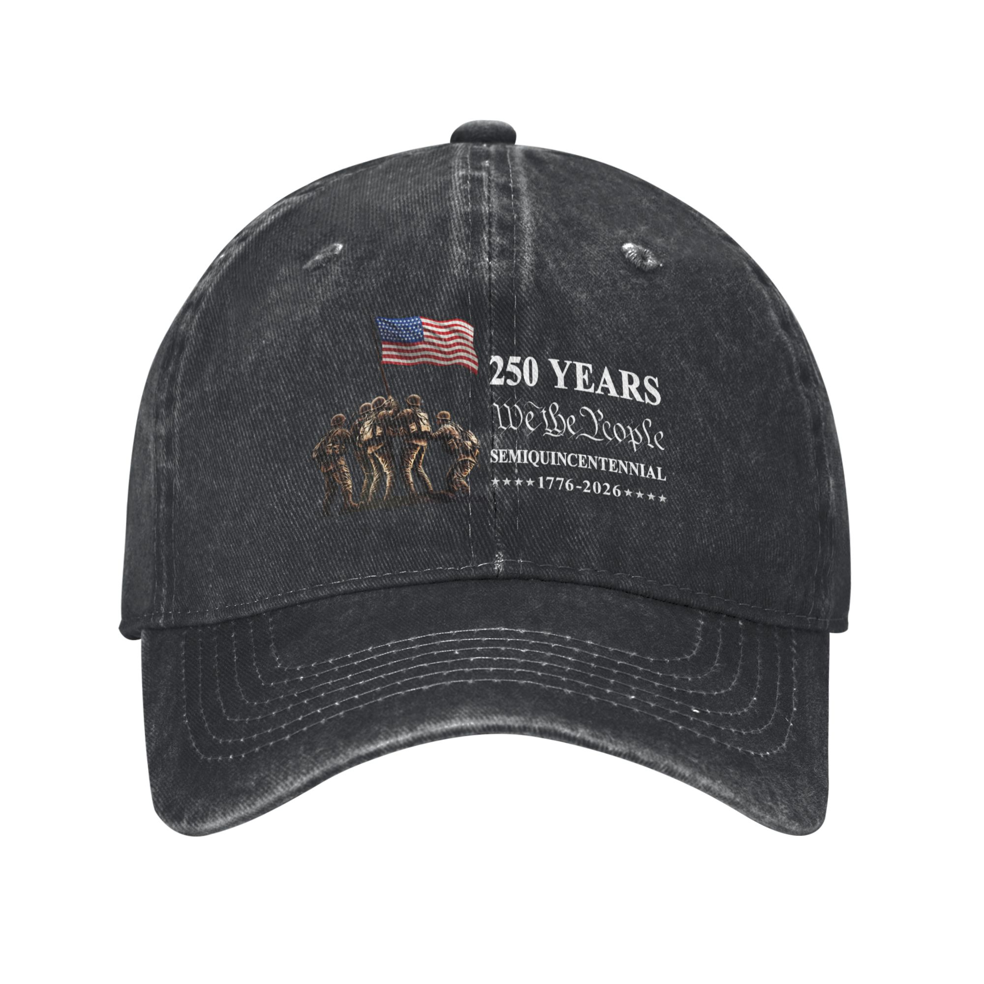 America 250th Anniversary Eagle Baseball Cap - Flag & Soldiers 1776–2026 Semiquincentennial Vintage Unisex Hat